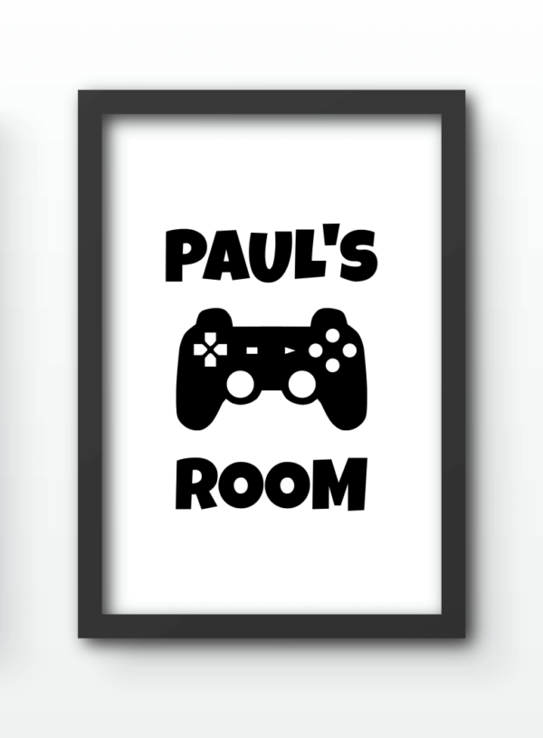 Funny Wall Art Prints - Pauls Room Playstation